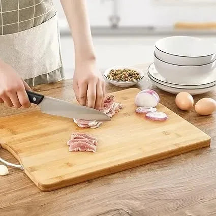 Premium Wood Chopping Board – Durable, Knife-Friendly & Multipurpose Cutting Board